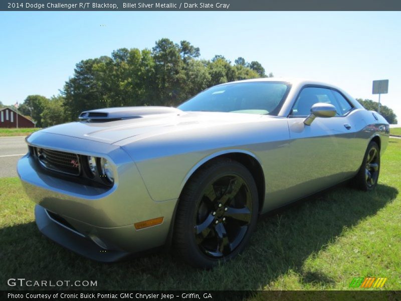 Front 3/4 View of 2014 Challenger R/T Blacktop