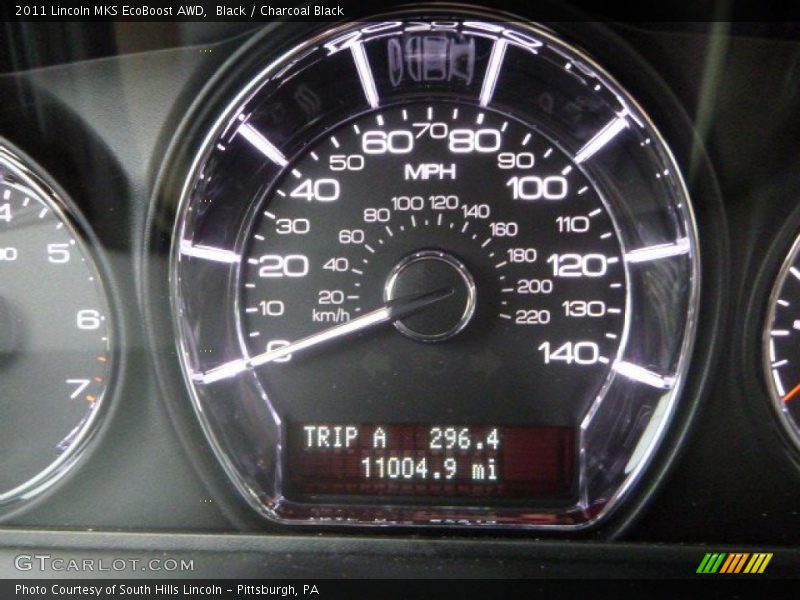 Black / Charcoal Black 2011 Lincoln MKS EcoBoost AWD