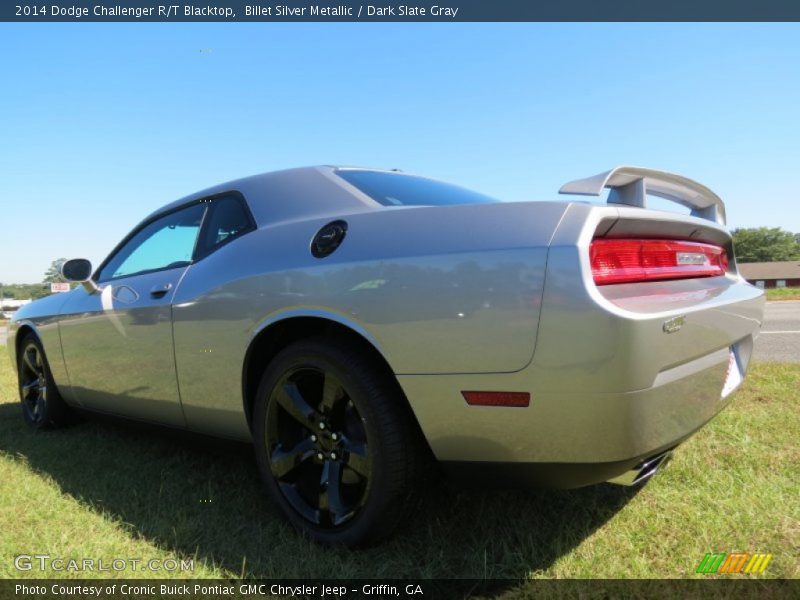 Billet Silver Metallic / Dark Slate Gray 2014 Dodge Challenger R/T Blacktop