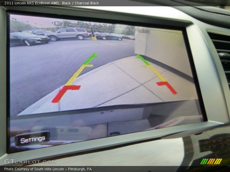 Black / Charcoal Black 2011 Lincoln MKS EcoBoost AWD
