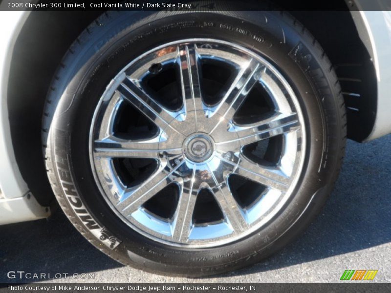 Cool Vanilla White / Dark Slate Gray 2008 Chrysler 300 Limited