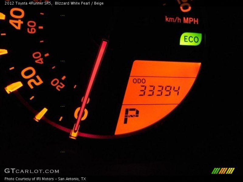 Blizzard White Pearl / Beige 2012 Toyota 4Runner SR5