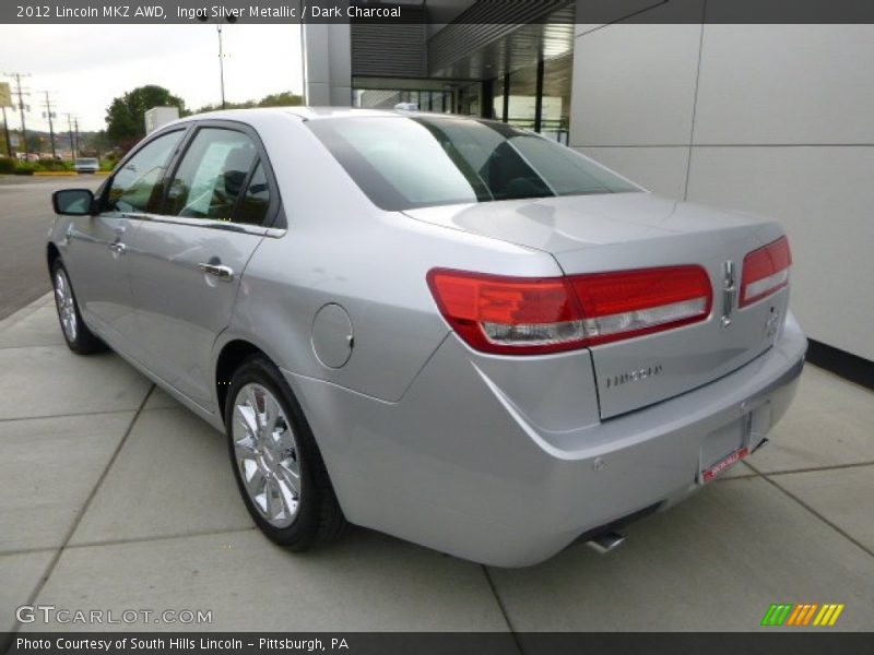 Ingot Silver Metallic / Dark Charcoal 2012 Lincoln MKZ AWD