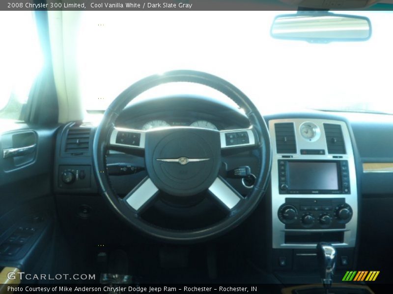 Cool Vanilla White / Dark Slate Gray 2008 Chrysler 300 Limited