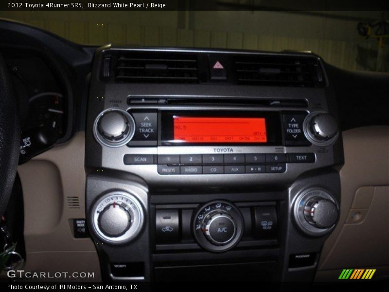Blizzard White Pearl / Beige 2012 Toyota 4Runner SR5
