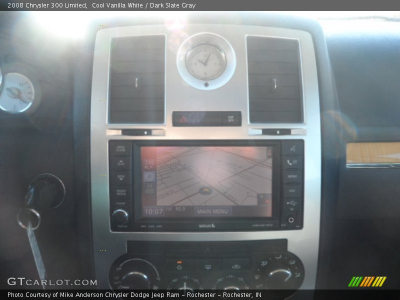 Cool Vanilla White / Dark Slate Gray 2008 Chrysler 300 Limited