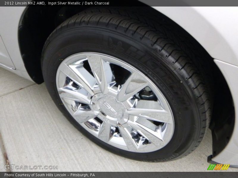 Ingot Silver Metallic / Dark Charcoal 2012 Lincoln MKZ AWD