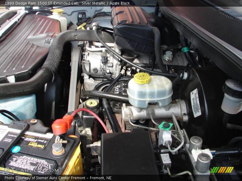 Silver Metallic / Agate Black 1999 Dodge Ram 1500 ST Extended Cab