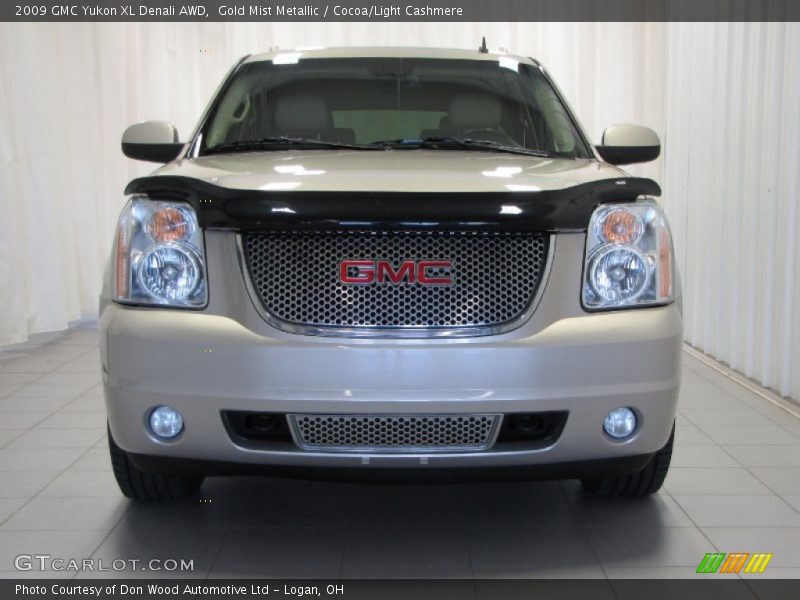 Gold Mist Metallic / Cocoa/Light Cashmere 2009 GMC Yukon XL Denali AWD