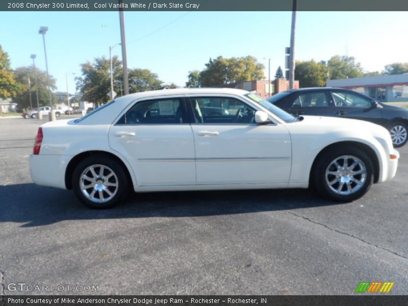 Cool Vanilla White / Dark Slate Gray 2008 Chrysler 300 Limited