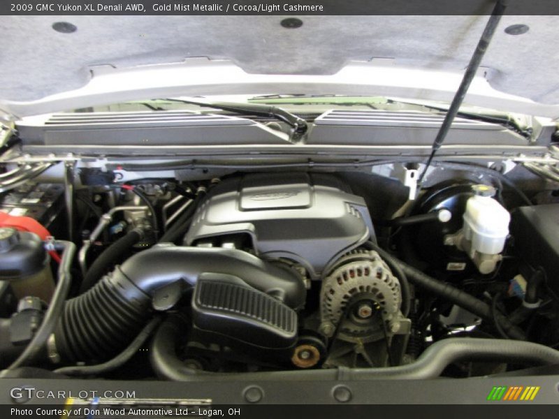 Gold Mist Metallic / Cocoa/Light Cashmere 2009 GMC Yukon XL Denali AWD