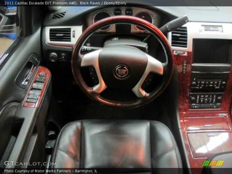 Black Raven / Ebony/Ebony 2011 Cadillac Escalade EXT Premium AWD