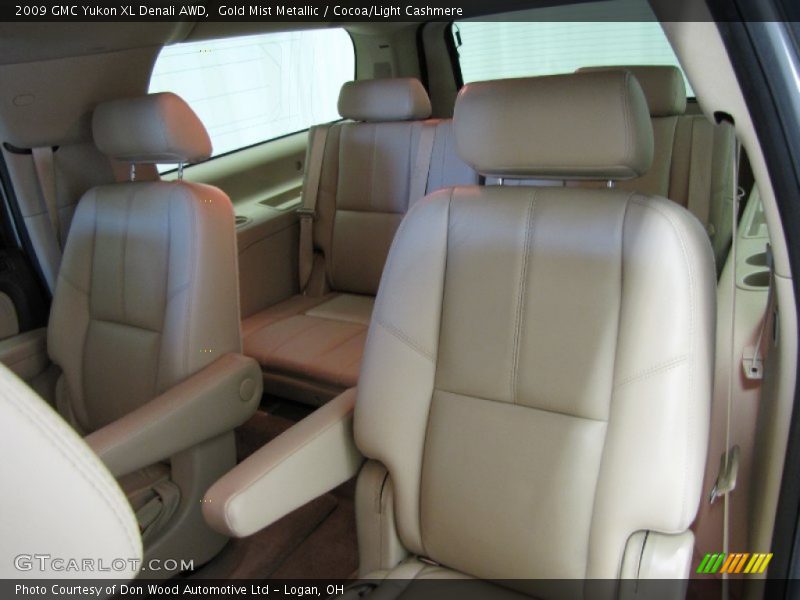 Gold Mist Metallic / Cocoa/Light Cashmere 2009 GMC Yukon XL Denali AWD