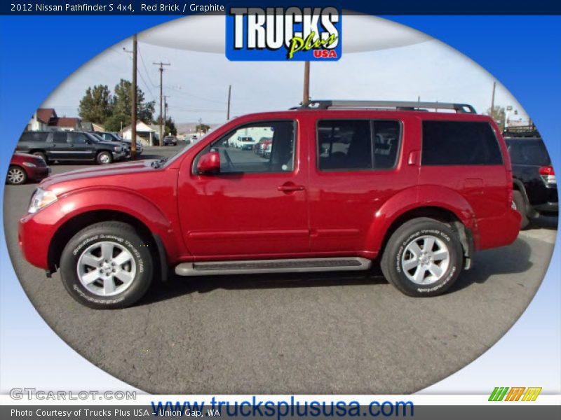 Red Brick / Graphite 2012 Nissan Pathfinder S 4x4