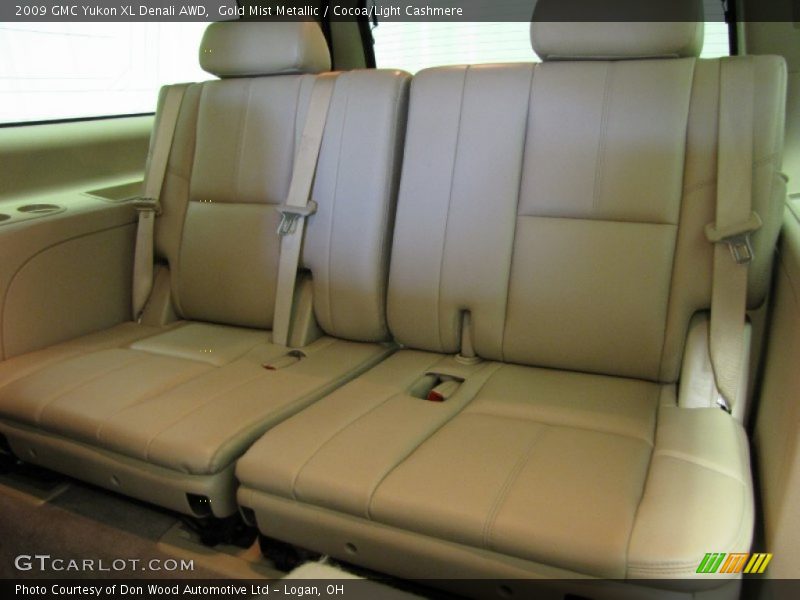 Gold Mist Metallic / Cocoa/Light Cashmere 2009 GMC Yukon XL Denali AWD