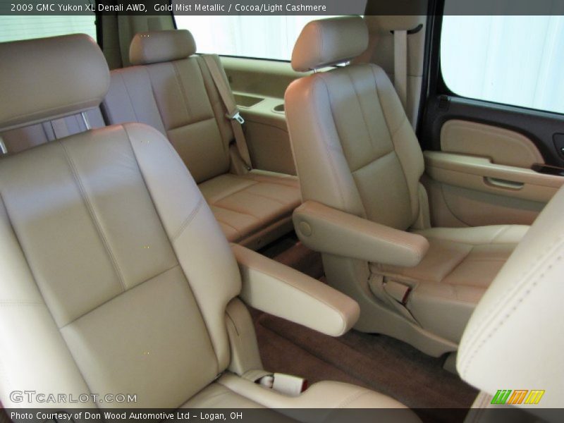 Gold Mist Metallic / Cocoa/Light Cashmere 2009 GMC Yukon XL Denali AWD