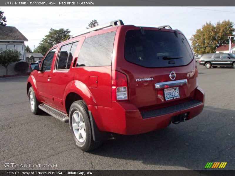 Red Brick / Graphite 2012 Nissan Pathfinder S 4x4
