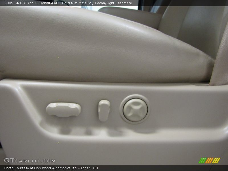 Gold Mist Metallic / Cocoa/Light Cashmere 2009 GMC Yukon XL Denali AWD
