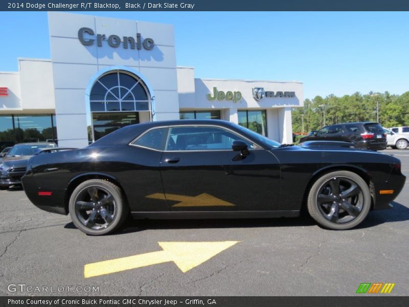 Black / Dark Slate Gray 2014 Dodge Challenger R/T Blacktop