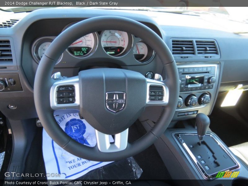 Black / Dark Slate Gray 2014 Dodge Challenger R/T Blacktop