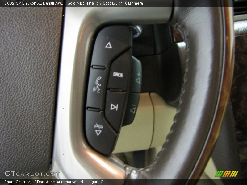 Gold Mist Metallic / Cocoa/Light Cashmere 2009 GMC Yukon XL Denali AWD