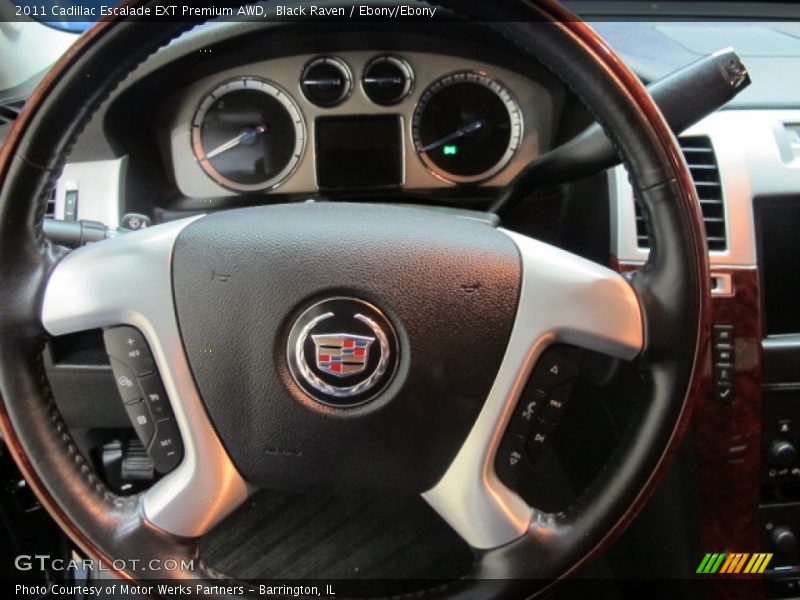 Black Raven / Ebony/Ebony 2011 Cadillac Escalade EXT Premium AWD