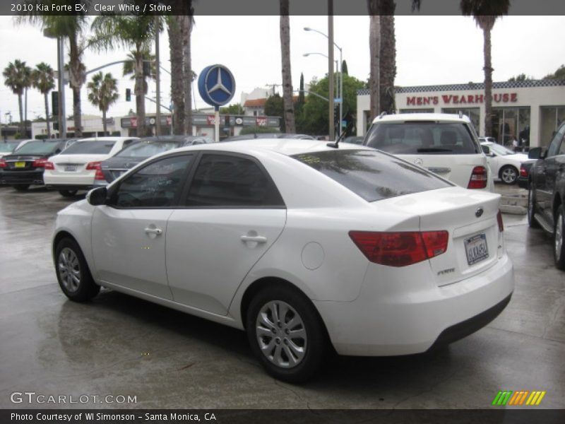 Clear White / Stone 2010 Kia Forte EX