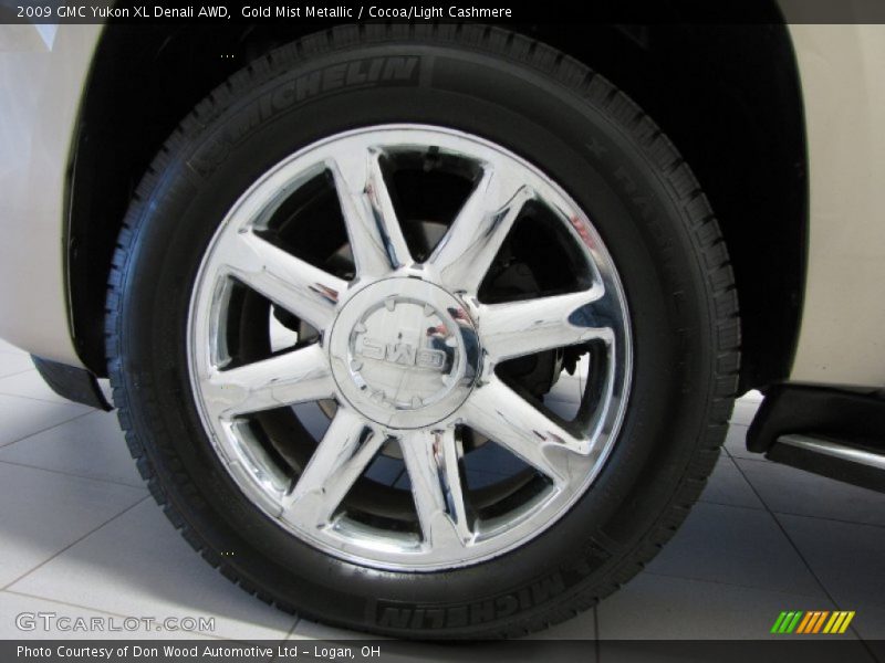 Gold Mist Metallic / Cocoa/Light Cashmere 2009 GMC Yukon XL Denali AWD