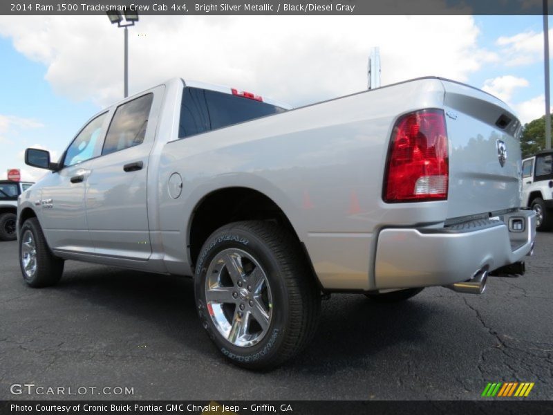 Bright Silver Metallic / Black/Diesel Gray 2014 Ram 1500 Tradesman Crew Cab 4x4