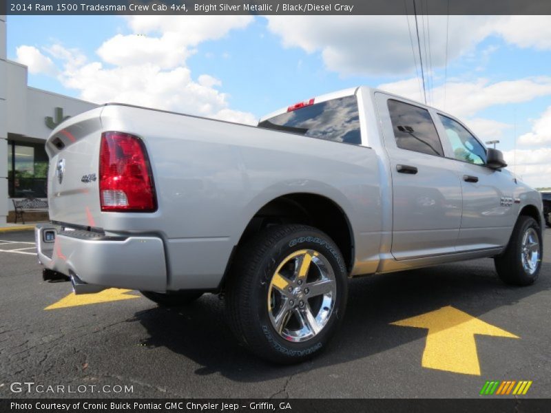 Bright Silver Metallic / Black/Diesel Gray 2014 Ram 1500 Tradesman Crew Cab 4x4