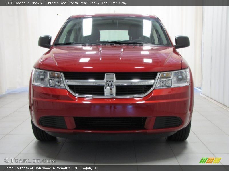 Inferno Red Crystal Pearl Coat / Dark Slate Gray 2010 Dodge Journey SE