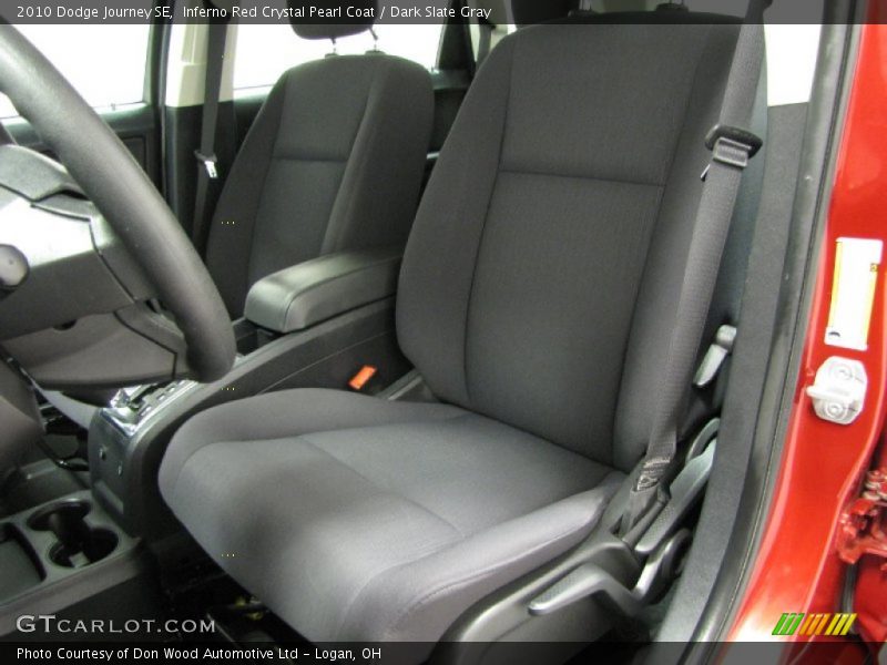 Inferno Red Crystal Pearl Coat / Dark Slate Gray 2010 Dodge Journey SE