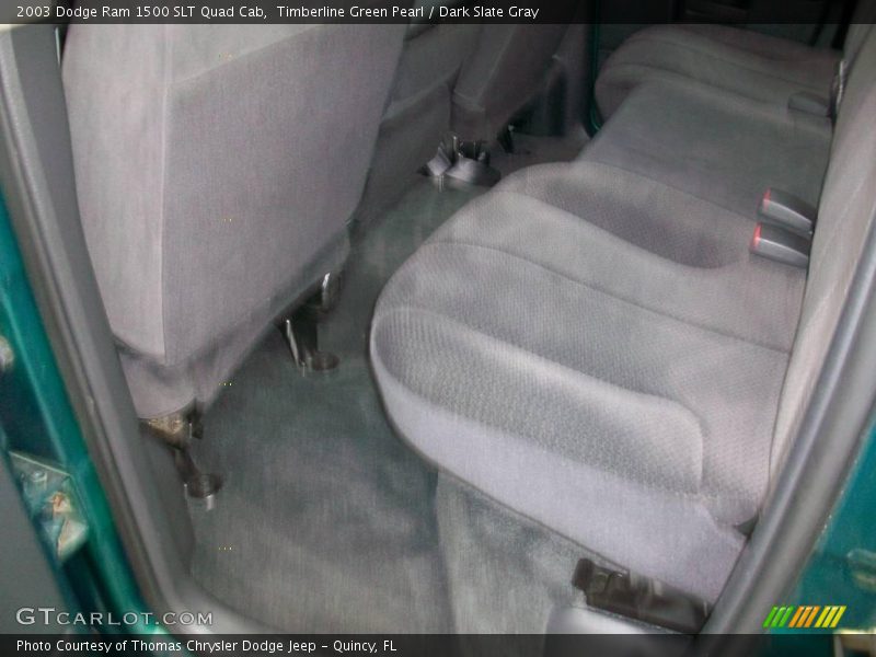Timberline Green Pearl / Dark Slate Gray 2003 Dodge Ram 1500 SLT Quad Cab