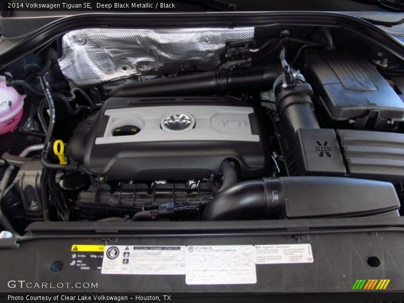 Deep Black Metallic / Black 2014 Volkswagen Tiguan SE