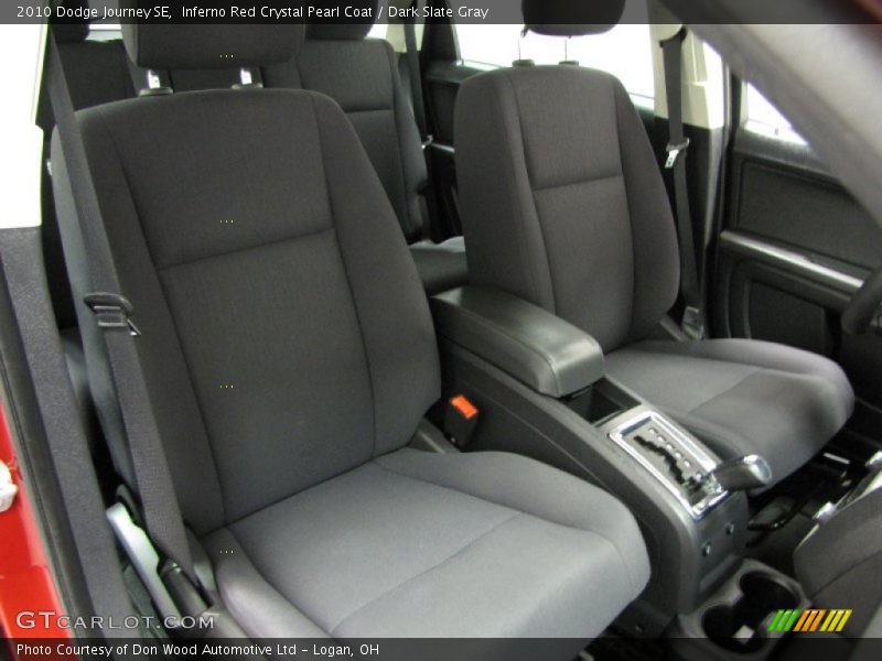 Inferno Red Crystal Pearl Coat / Dark Slate Gray 2010 Dodge Journey SE