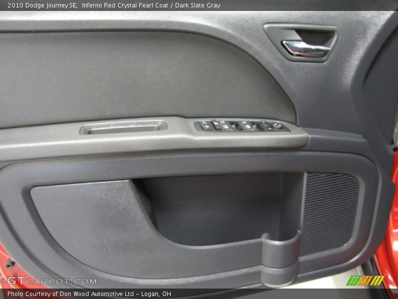Inferno Red Crystal Pearl Coat / Dark Slate Gray 2010 Dodge Journey SE