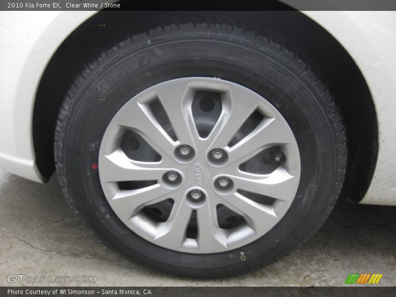 Clear White / Stone 2010 Kia Forte EX
