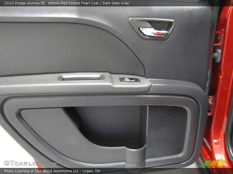 Inferno Red Crystal Pearl Coat / Dark Slate Gray 2010 Dodge Journey SE