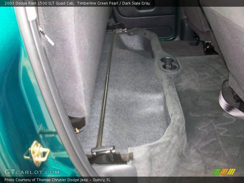 Timberline Green Pearl / Dark Slate Gray 2003 Dodge Ram 1500 SLT Quad Cab