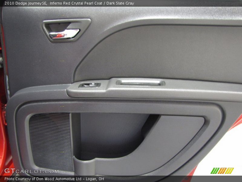 Inferno Red Crystal Pearl Coat / Dark Slate Gray 2010 Dodge Journey SE