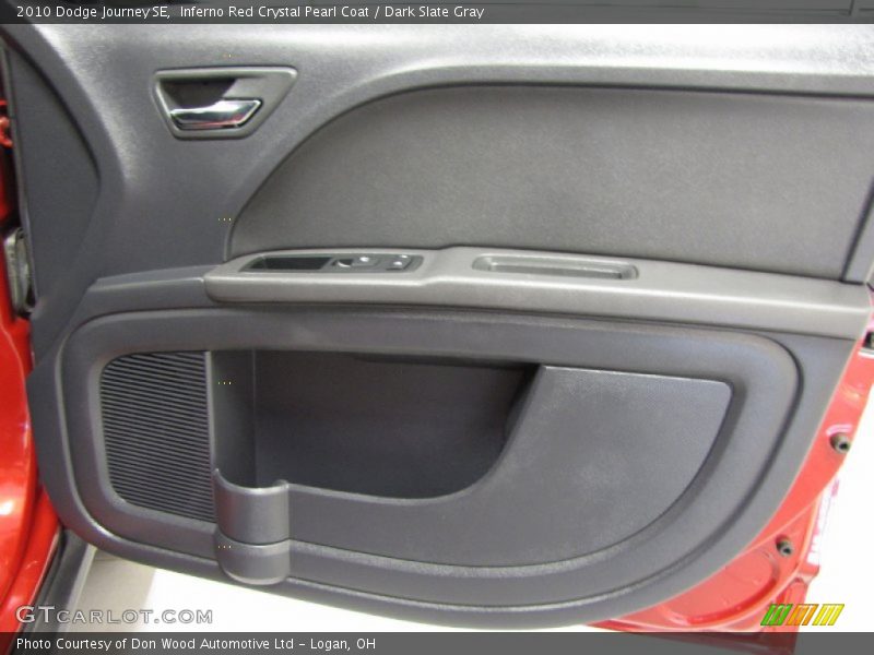 Inferno Red Crystal Pearl Coat / Dark Slate Gray 2010 Dodge Journey SE