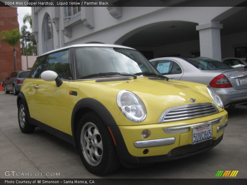 Liquid Yellow / Panther Black 2004 Mini Cooper Hardtop