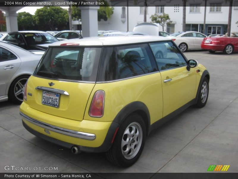 Liquid Yellow / Panther Black 2004 Mini Cooper Hardtop
