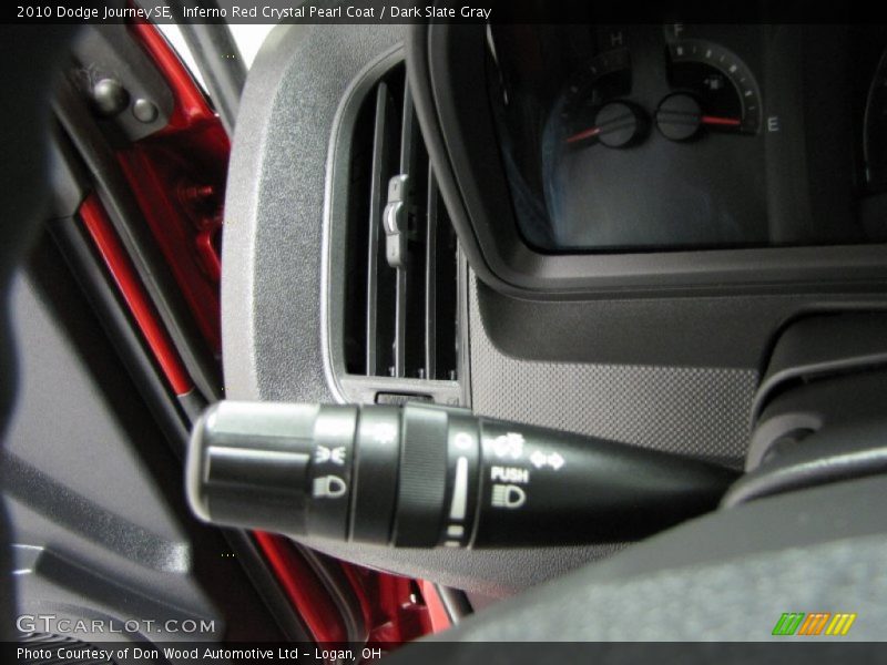 Inferno Red Crystal Pearl Coat / Dark Slate Gray 2010 Dodge Journey SE