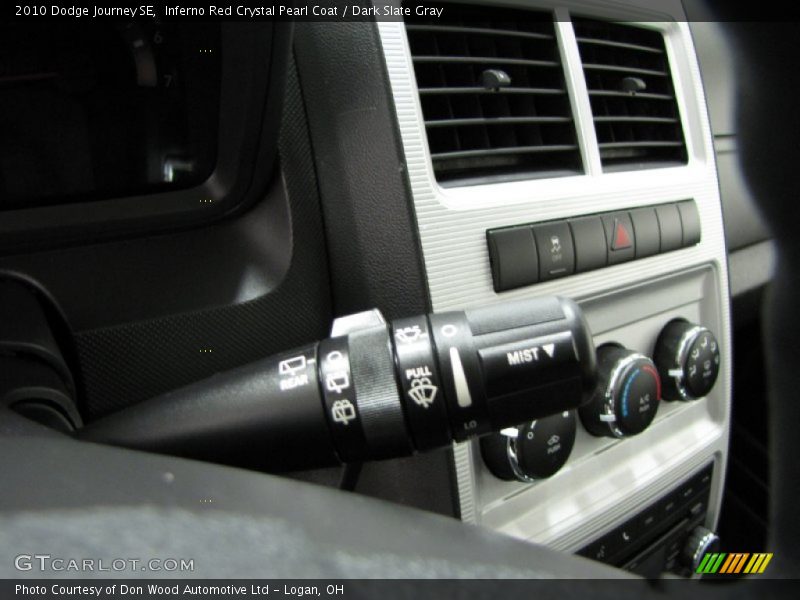 Inferno Red Crystal Pearl Coat / Dark Slate Gray 2010 Dodge Journey SE