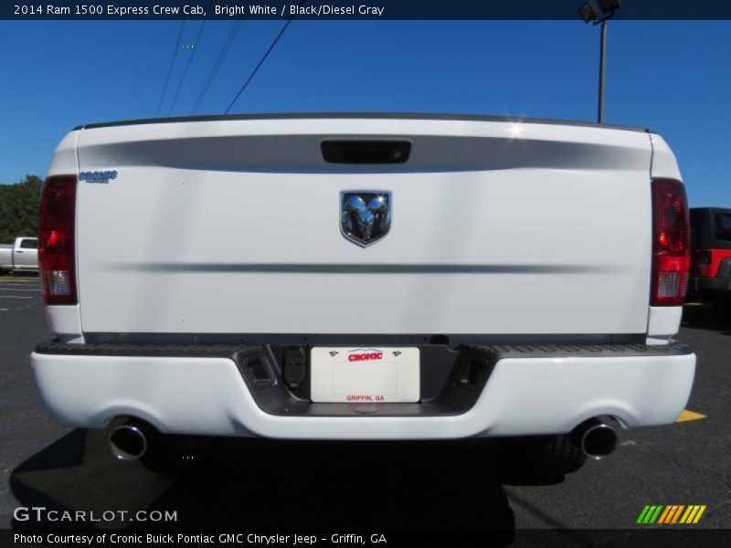 Bright White / Black/Diesel Gray 2014 Ram 1500 Express Crew Cab