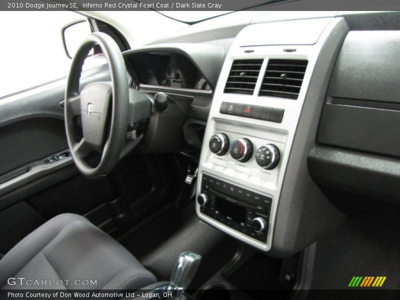 Inferno Red Crystal Pearl Coat / Dark Slate Gray 2010 Dodge Journey SE