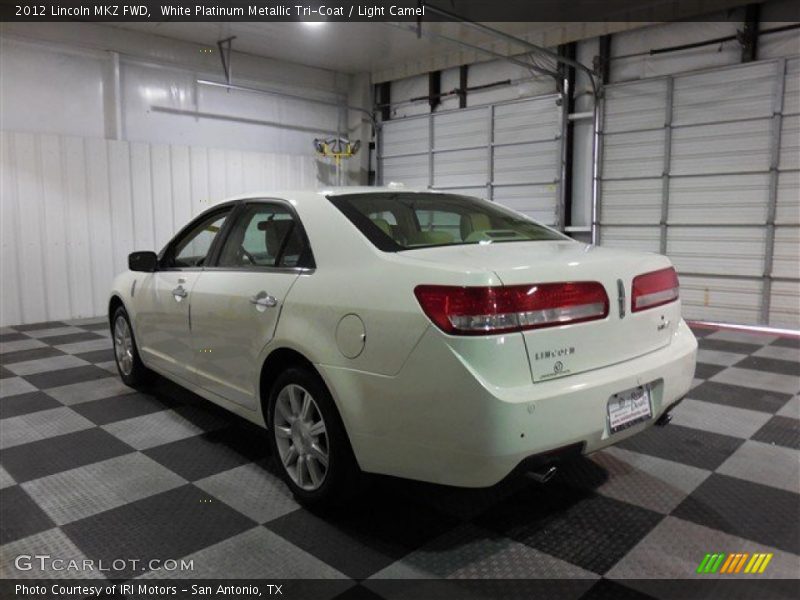 White Platinum Metallic Tri-Coat / Light Camel 2012 Lincoln MKZ FWD