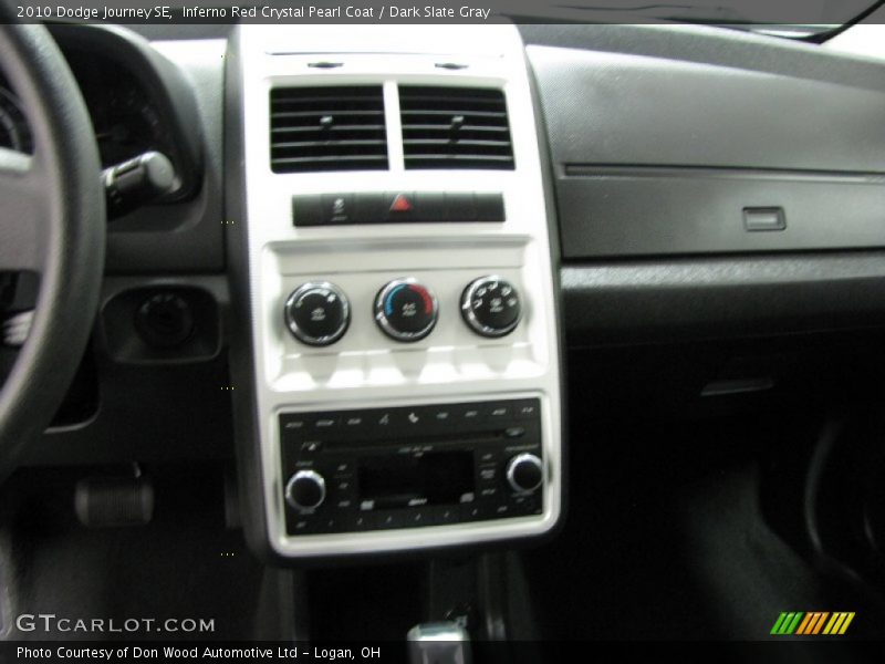 Inferno Red Crystal Pearl Coat / Dark Slate Gray 2010 Dodge Journey SE