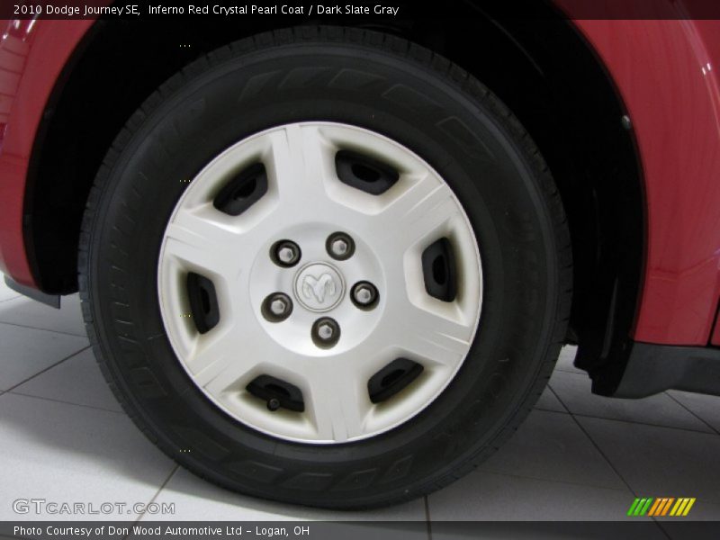 Inferno Red Crystal Pearl Coat / Dark Slate Gray 2010 Dodge Journey SE